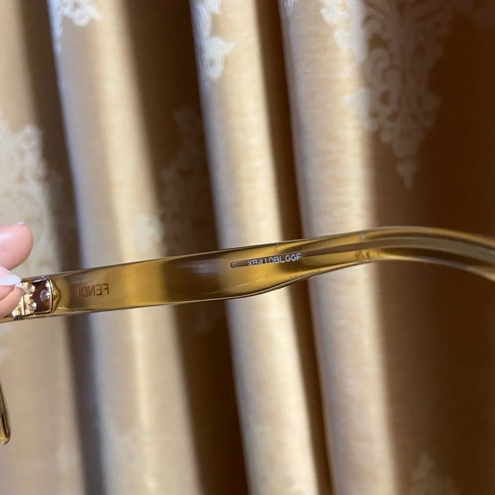 FENDI 55mm Square Optical Frames